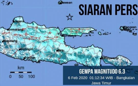 Gempa Bumi di Bangkalan, Ini Update Data Terbaru BMKG