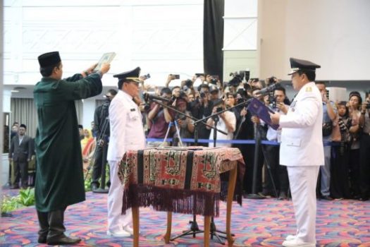 Saply Dilantik sebagai Bupati Mesuji, Ini Pesan Gubernur Lampung