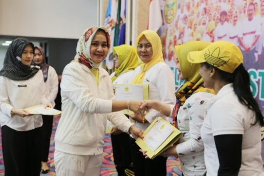 Riana Arinal Buka Pelatihan untuk Instruktur Senam se-Provinsi Lampung