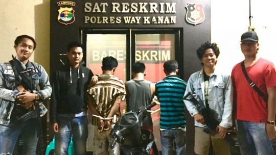 Lagi, Komplotan Pencuri Bantalan Rel di Waykanan Diringkus Polisi
