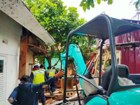 PT KAI Divre IV Tanjungkarang Lakukan Penertiban Rumah Perusahaan