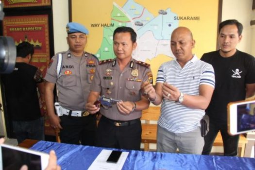 Simpan Senjata Api Rakitan, Warga Bandarlampung Ditangkap Polisi