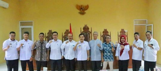 Kadis Kominfotik Lampung Berkunjung ke Kantor KI