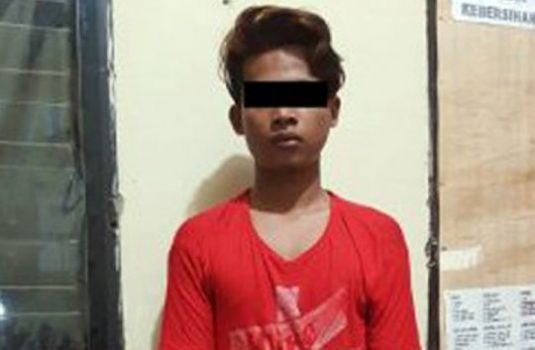 Curi Sepeda Motor, Remaja Warga Negara Batin Ditangkap di Rumahnya