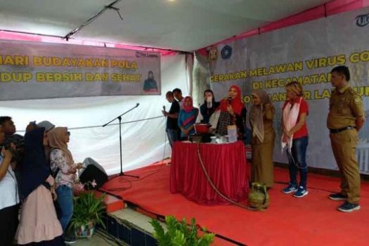 TP PKK Bandarlampung Sosialisasikan Gerakan Melawan Virus Corona