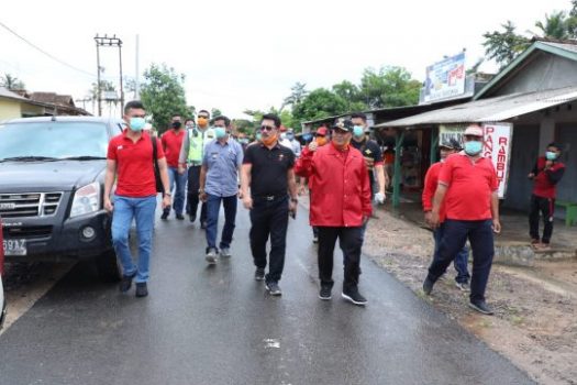 Pemkab Lampung Selatan Semprot Desinfektan di Tiga Kecamatan