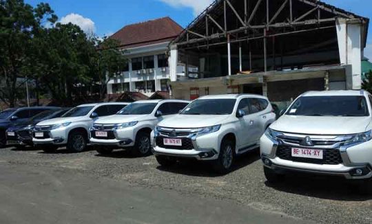Ini Lima Mobil Pajero Sport untuk Para Pejabat Pemkot Bandarlampung