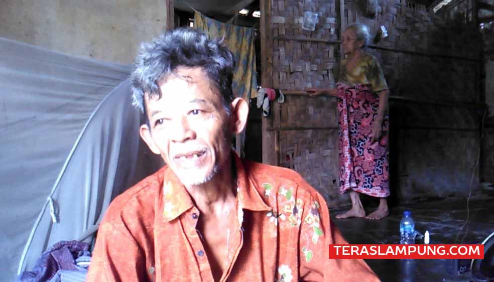 Hidup Miskin, Warga Lamsel Ini tidak Pernah Terima Bantuan Pemerintah