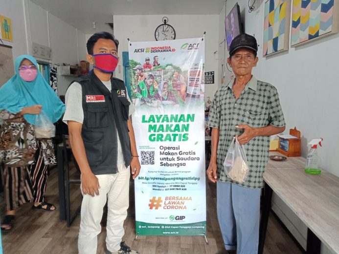 ACT Luncurkan Operasi Makan Gratis untuk Warga Prasejahtera Panjang Utara