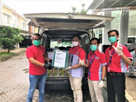 JNE Kirimkan 10 Ribu Masker Bantuan Adib Hidayat-Kitabisa ke Seluruh Indonesia