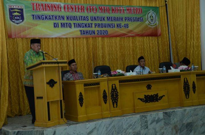 Wakil Walikota Metro Buka TC Peserta MTQ