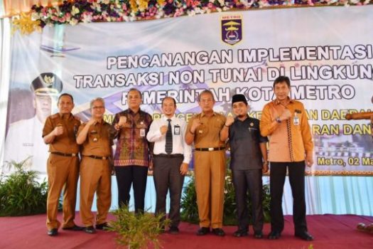 Pemkot Metro Siap Terapkan Transaksi Nontunai