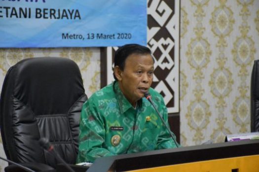 Walikota Metro Bentuk Satgas Corona