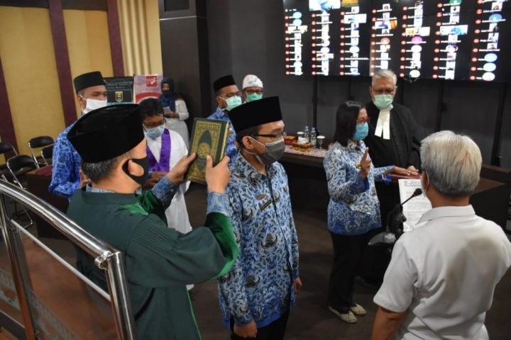 Sekda Kota Metro Melantik Sejumlah Pejabat Fungsional