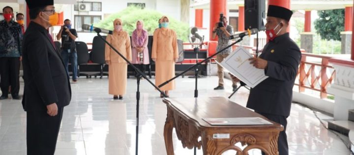 Thamrin Dilantik Sebagai Pj Sekda Kabupaten Lampung Selatan