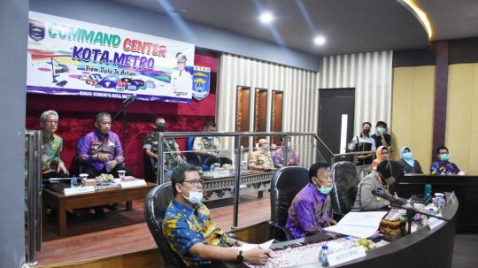 Antisipasi Covid-19, Gubernur Bersama Bupati – Walikota Se-Lampung Lakukan Teleconference