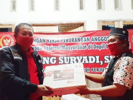 Anggota DPR RI Bambang Suryadi Bagikan Enam Ribu Paket Sembako