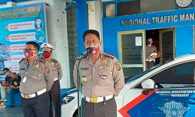 Nekat Bawa Penumpang Mudik, Puluhan Mobil Travel Gelap Diamankan Polda Lampung