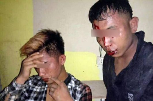 Hendak Kabur, Dua Pencuri Sepeda Motor Asal Lampung Timur Babak Belur Dikeroyok Massa