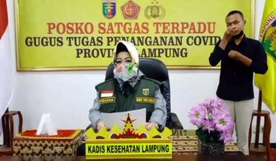 Pasien Covid-19 Sembuh di Lampung Sembuh Tembus 71 Orang, Ini Data Dua Hari Terakhir