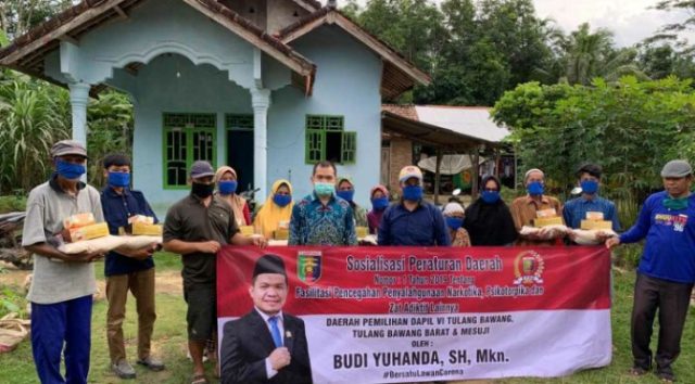 Budi Yuhanda Ajak Masyarakat Mesuji Perangi Narkoba
