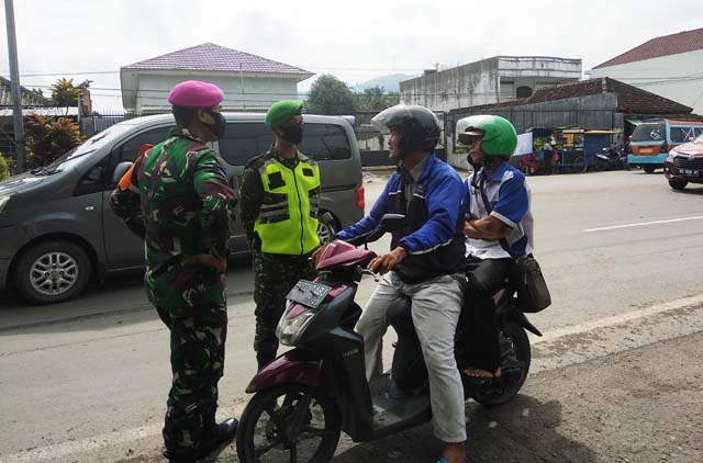 Sasar Pemotor tak Pakai Masker, Tim Gugus Tugas Covid-19 Bandarlampung Intensifan Razia