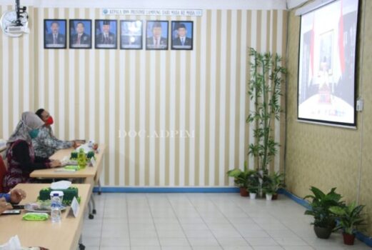 Wagub Lampung Ikuti Peringatan Hari Anti Narkotika Internasional Secara Virtual