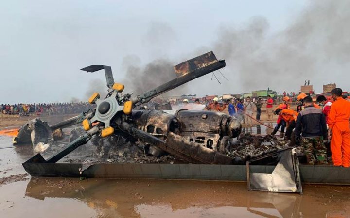 Helikopter Jatuh dan Meledak di Kendal, Empat Orang Tewas, Ini Kronologinya