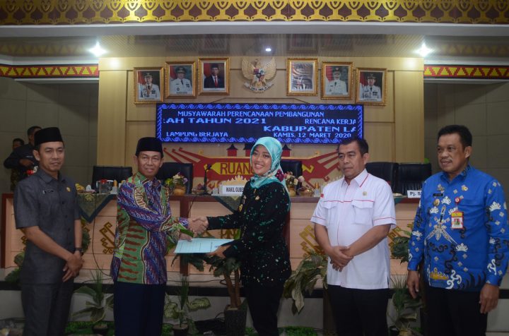 Dihadiri Wagub, Plt Bupati Lampung Utara Buka Musrenbang