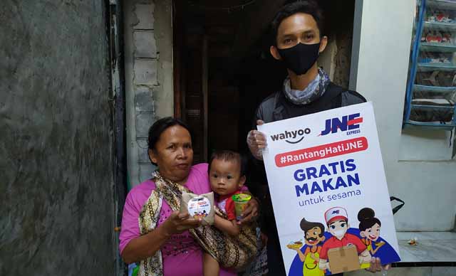 Program #RantangHatiJNE, 25.400 Warga Jakarta Makan Gratis