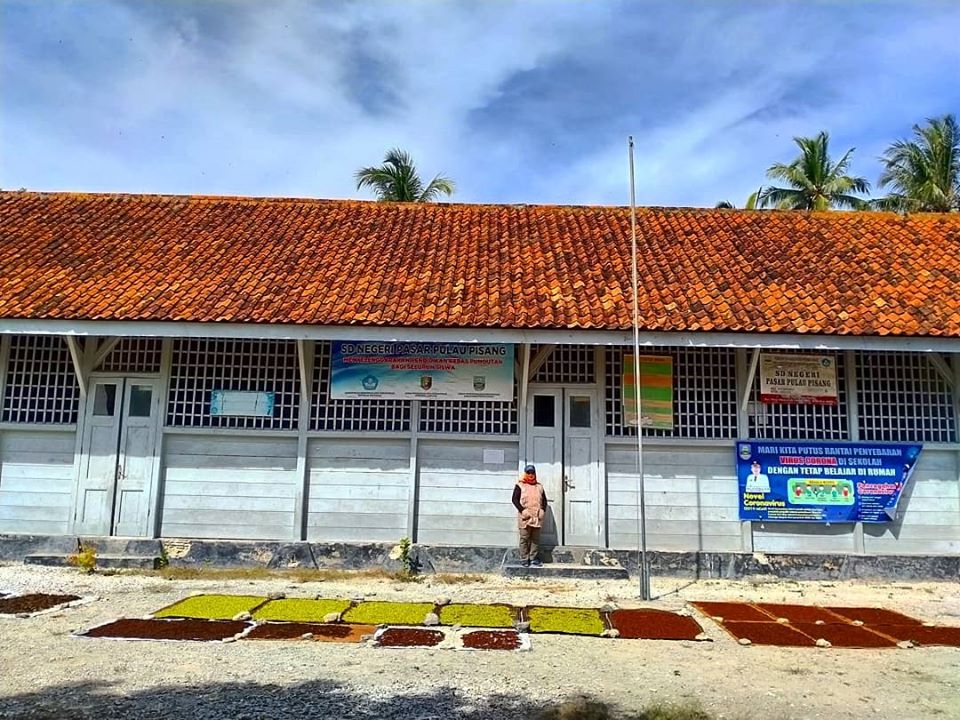 Bangunan Sekolah, Jejak Belanda di Pulau Pisang Kabupaten Pesisir Barat