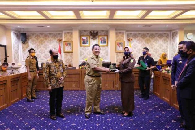 Gubernur Lampung, Kajati dan Kepala BPKP Tandatangani MoU Pendampingan Dana Covid-19