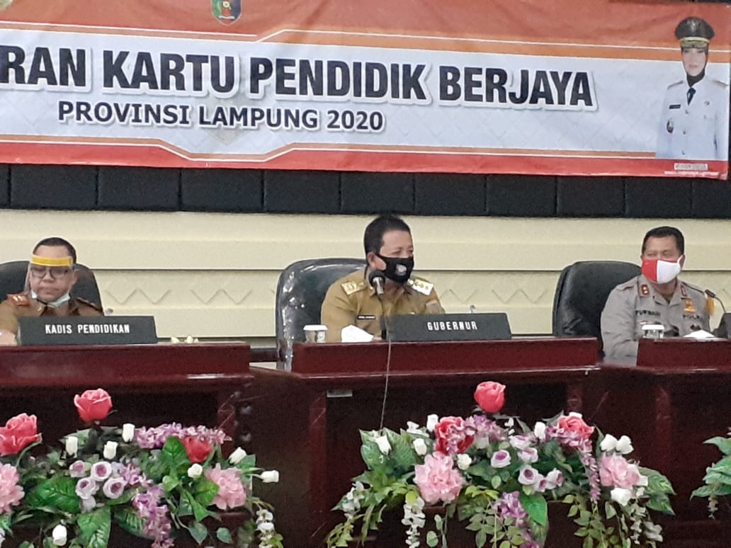 Gubernur Lampung Luncurkan Program Kartu Pendidik Berjaya bagi Guru Honor Murni SMA, SMK, SLB 