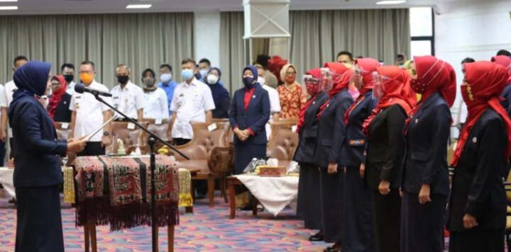 Ketua YJI Kabupaten-Kota di Lampung Dikukuhkan