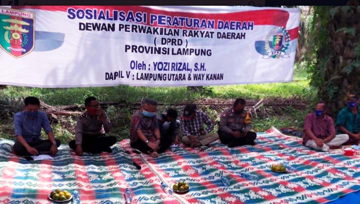 Yozi Rizal Sosialisasikan Perda Pencegahan Narkotika di Way Kanan