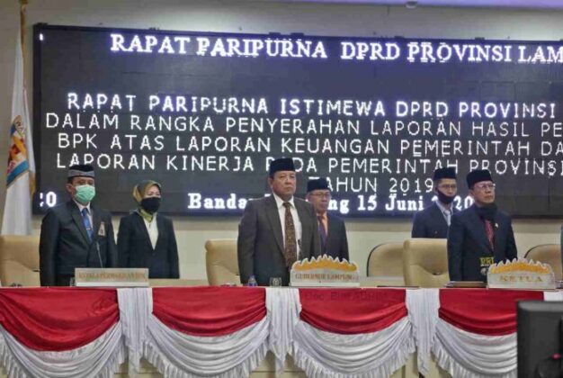 Pemprov Lampung Raih WTP dari BPK