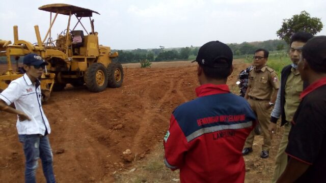 Alih Fungsi Lahan Pertanian Jadi Perumahan di Kotabumi Selatan Belum Kantongi Izin