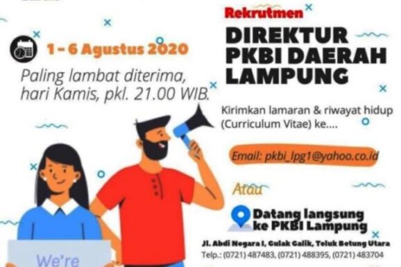 Lowongan Direktur PKBI Daerah Lampung