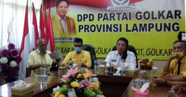 Pilkada Serentak di Lampung, Ini 8 Pasangan yang Diusung Golkar