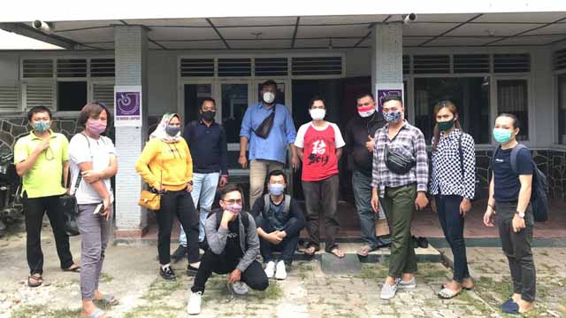 Kunjungi AJI Bandarlampung, OPSI Ingatkan Perspektif Media Soal HIV/AIDS