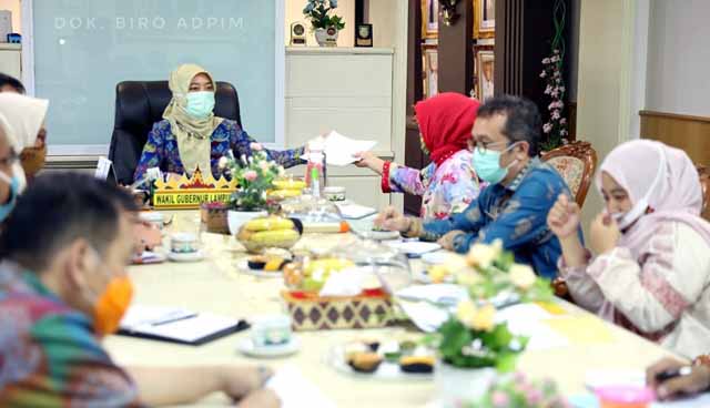 Pemprov Lampung Sinkronkran Data Bansos Penanggulangan Kemiskinan