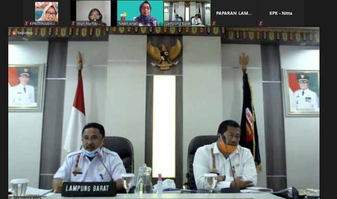 KPK Minta Inspektorat Terus Kawal Dana Desa di Lampung Barat
