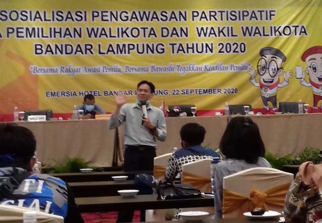 Bawaslu Bandarlampung Sosialisasikan Pengawasan Partisipatif Pilkada 2020