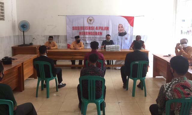 Sosialisasi 4 Pilar Kebangsaan, Dwita Ria: Di Masa Pandemi Jangan Mudah Terprovokasi