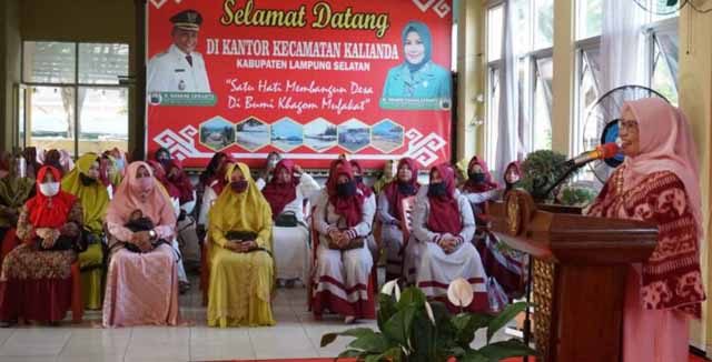 Buka Festival Kasidah, Ini Harapan Ketua TP PKK Lamsel