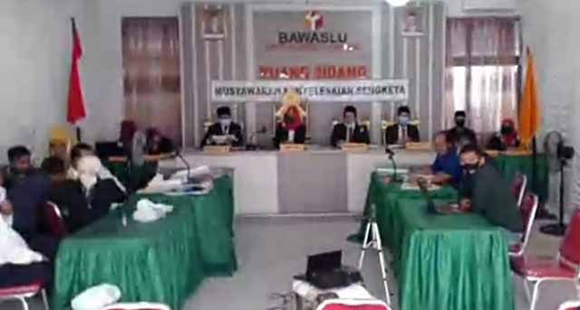 Gugatan Bacalon Independen Pilkada Bandarlampung, Ini Alasan KPU tak Bisa Hadirkan Saksi