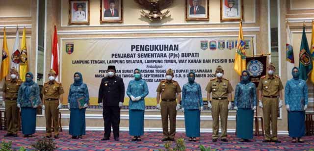 Sulpakar Dikukuhkan Sebagai Pjs Bupati Lampung Selatan