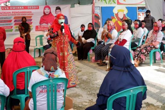Eva Dwiana-Deddy Amarullah akan Kurangi Pengangguran di Bandarlampung