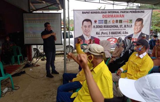 Dendi Targetkan Semua Jalan Poros di Pesawaran Dicor agar Kualitasnya Seperti Jalan Tol