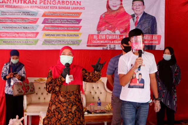 Kampanye di Susunanbaru, Eva Dwiana Ingatkan Bahaya Politik Uang
